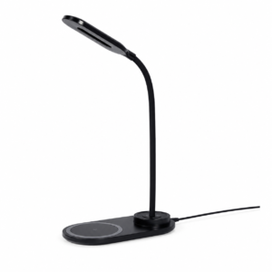 MOBILE CHARGER WRL DESK LAMP/BLACK TA-WPC10-LED-01 GEMBIRD