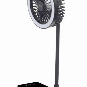 MOBILE CHARGER WRL FAN&LAMP/TA-WPC10-LEDFAN-01 GEMBIRD